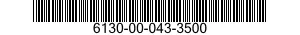 6130-00-043-3500  6130000433500 000433500