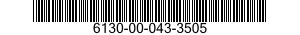 6130-00-043-3505  6130000433505 000433505