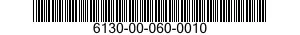 6130-00-060-0010  6130000600010 000600010