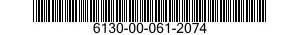 6130-00-061-2074 POWER SUPPLY 6130000612074 000612074