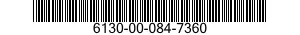 6130-00-084-7360  6130000847360 000847360