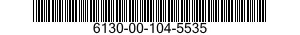 6130-00-104-5535  6130001045535 001045535