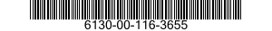 6130-00-116-3655  6130001163655 001163655