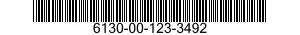 6130-00-123-3492  6130001233492 001233492