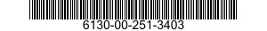 6130-00-251-3403 POWER SUPPLY 6130002513403 002513403