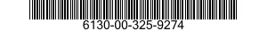 6130-00-325-9274  6130003259274 003259274