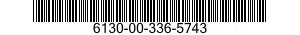 6130-00-336-5743  6130003365743 003365743