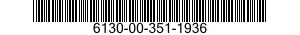 6130-00-351-1936  6130003511936 003511936