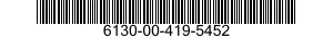 6130-00-419-5452  6130004195452 004195452