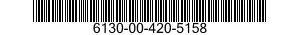 6130-00-420-5158  6130004205158 004205158