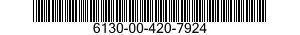 6130-00-420-7924  6130004207924 004207924