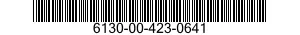 6130-00-423-0641  6130004230641 004230641
