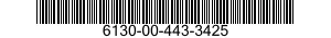6130-00-443-3425  6130004433425 004433425