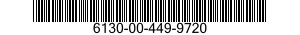 6130-00-449-9720  6130004499720 004499720