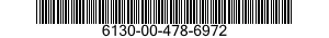 6130-00-478-6972  6130004786972 004786972