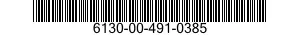 6130-00-491-0385  6130004910385 004910385