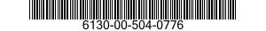 6130-00-504-0776 RECTIFIER,METALLIC 6130005040776 005040776