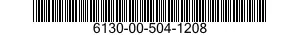 6130-00-504-1208  6130005041208 005041208