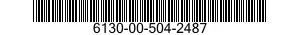 6130-00-504-2487  6130005042487 005042487