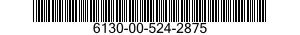 6130-00-524-2875  6130005242875 005242875