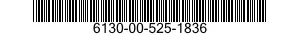 6130-00-525-1836  6130005251836 005251836