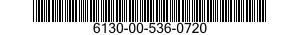 6130-00-536-0720  6130005360720 005360720