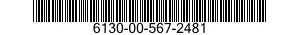 6130-00-567-2481  6130005672481 005672481