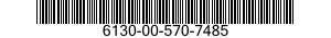 6130-00-570-7485  6130005707485 005707485