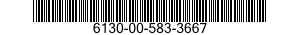 6130-00-583-3667  6130005833667 005833667