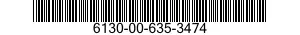 6130-00-635-3474  6130006353474 006353474
