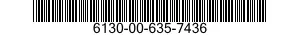 6130-00-635-7436  6130006357436 006357436