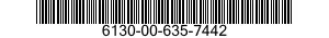 6130-00-635-7442  6130006357442 006357442