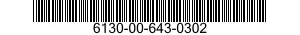 6130-00-643-0302 RECTIFIER,METALLIC 6130006430302 006430302