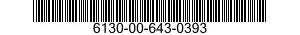 6130-00-643-0393  6130006430393 006430393