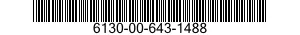 6130-00-643-1488 RECTIFIER,METALLIC 6130006431488 006431488