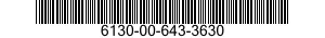6130-00-643-3630  6130006433630 006433630