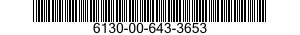 6130-00-643-3653 RECTIFIER SET,METALLIC 6130006433653 006433653