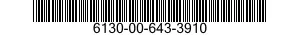 6130-00-643-3910 RECTIFIER,METALLIC 6130006433910 006433910