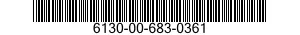 6130-00-683-0361  6130006830361 006830361