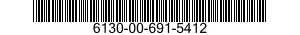 6130-00-691-5412  6130006915412 006915412