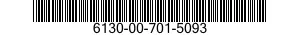 6130-00-701-5093  6130007015093 007015093