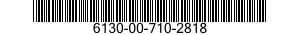 6130-00-710-2818  6130007102818 007102818