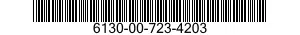 6130-00-723-4203  6130007234203 007234203