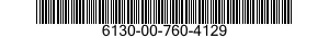 6130-00-760-4129  6130007604129 007604129