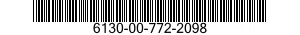 6130-00-772-2098  6130007722098 007722098