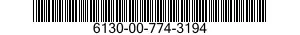 6130-00-774-3194 POWER SUPPLY SUBASSEMBLY 6130007743194 007743194