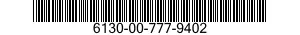 6130-00-777-9402  6130007779402 007779402