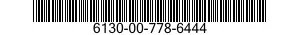 6130-00-778-6444  6130007786444 007786444