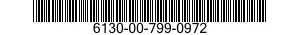 6130-00-799-0972  6130007990972 007990972