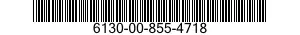 6130-00-855-4718  6130008554718 008554718